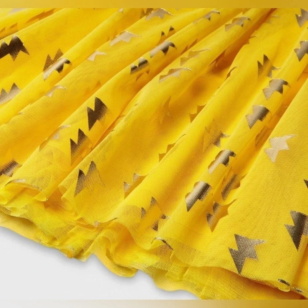 Pokemon girls Pikachu Dress Hoodie Tutu Costume 10/12 size large